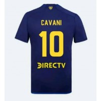 Camisa de Futebol Boca Juniors Edinson Cavani #10 Equipamento Alternativo 2024-25 Manga Curta